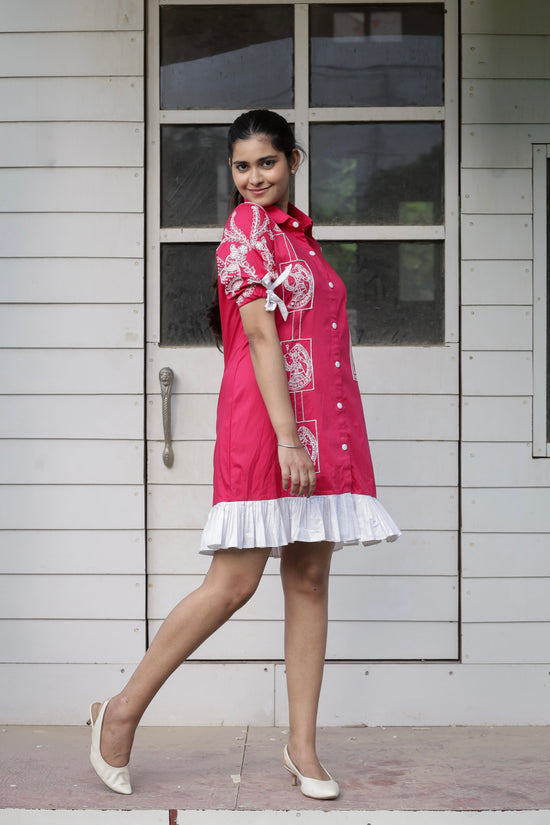 CHERRY BLOSSOM TUNIC DRESS