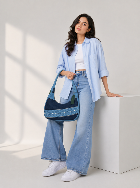 PEARL ACCENT HOBO BAG