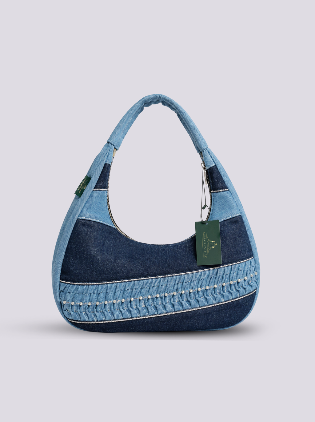 PEARL ACCENT HOBO BAG