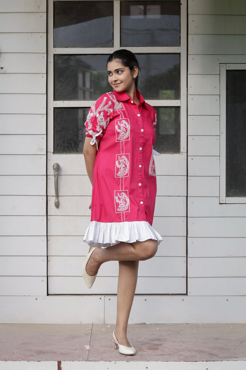 CHERRY BLOSSOM TUNIC DRESS