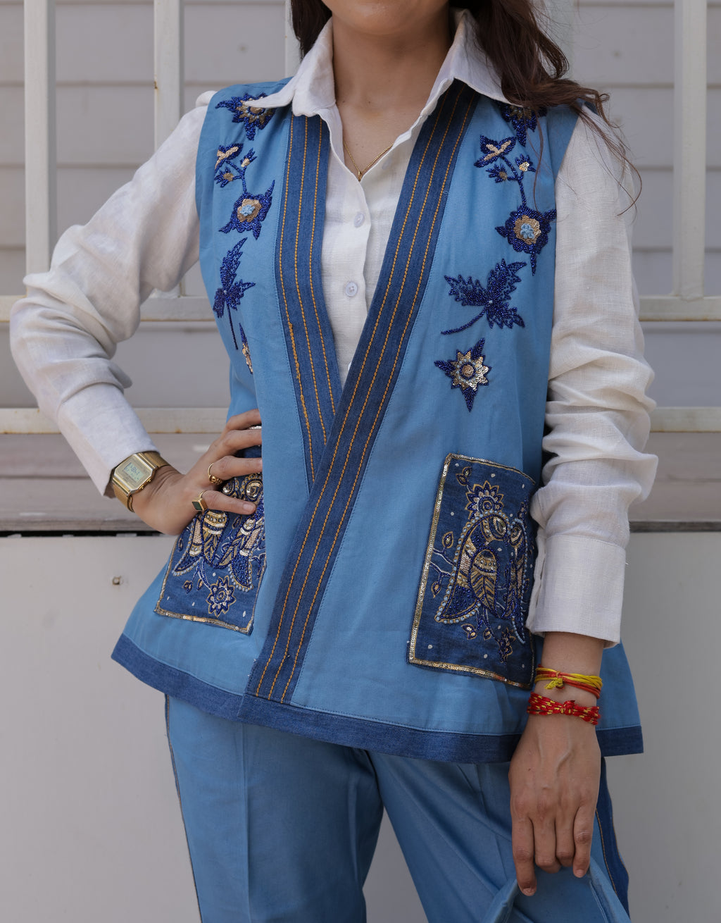 OCEAN IVORY CO ORD SET