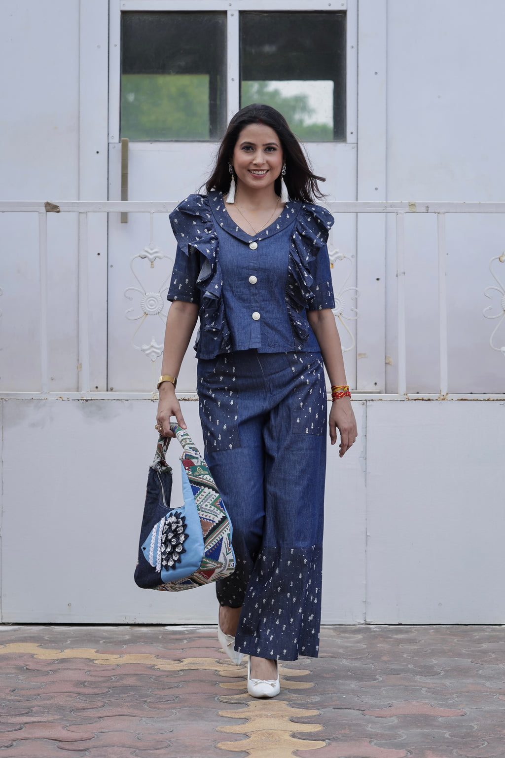 DENIM STARDUST CO ORD SET