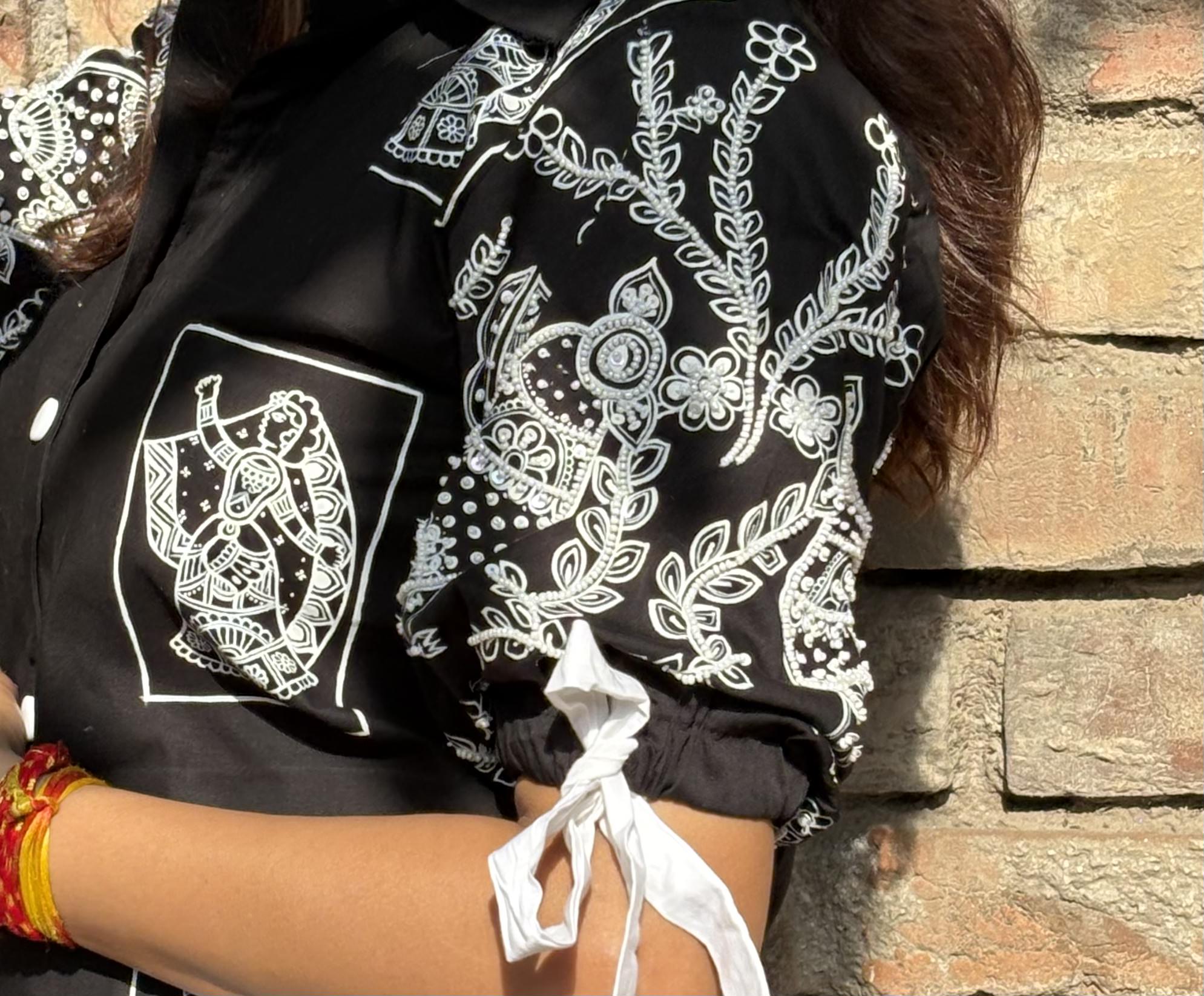 BLACK BELLE TUNIC DRESS
