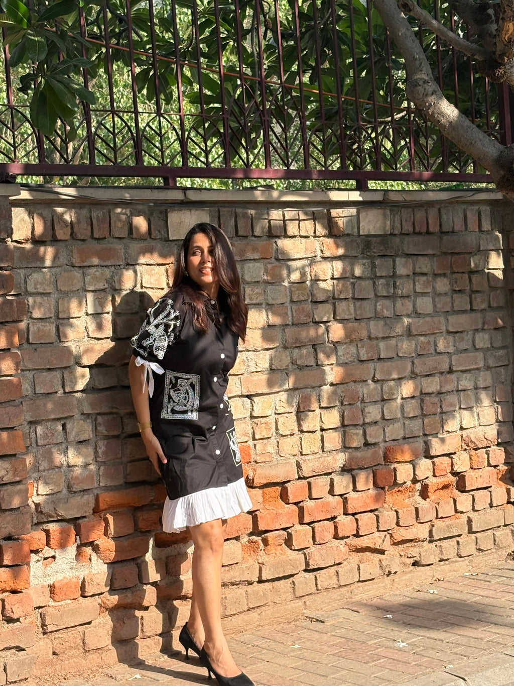 BLACK BELLE TUNIC DRESS
