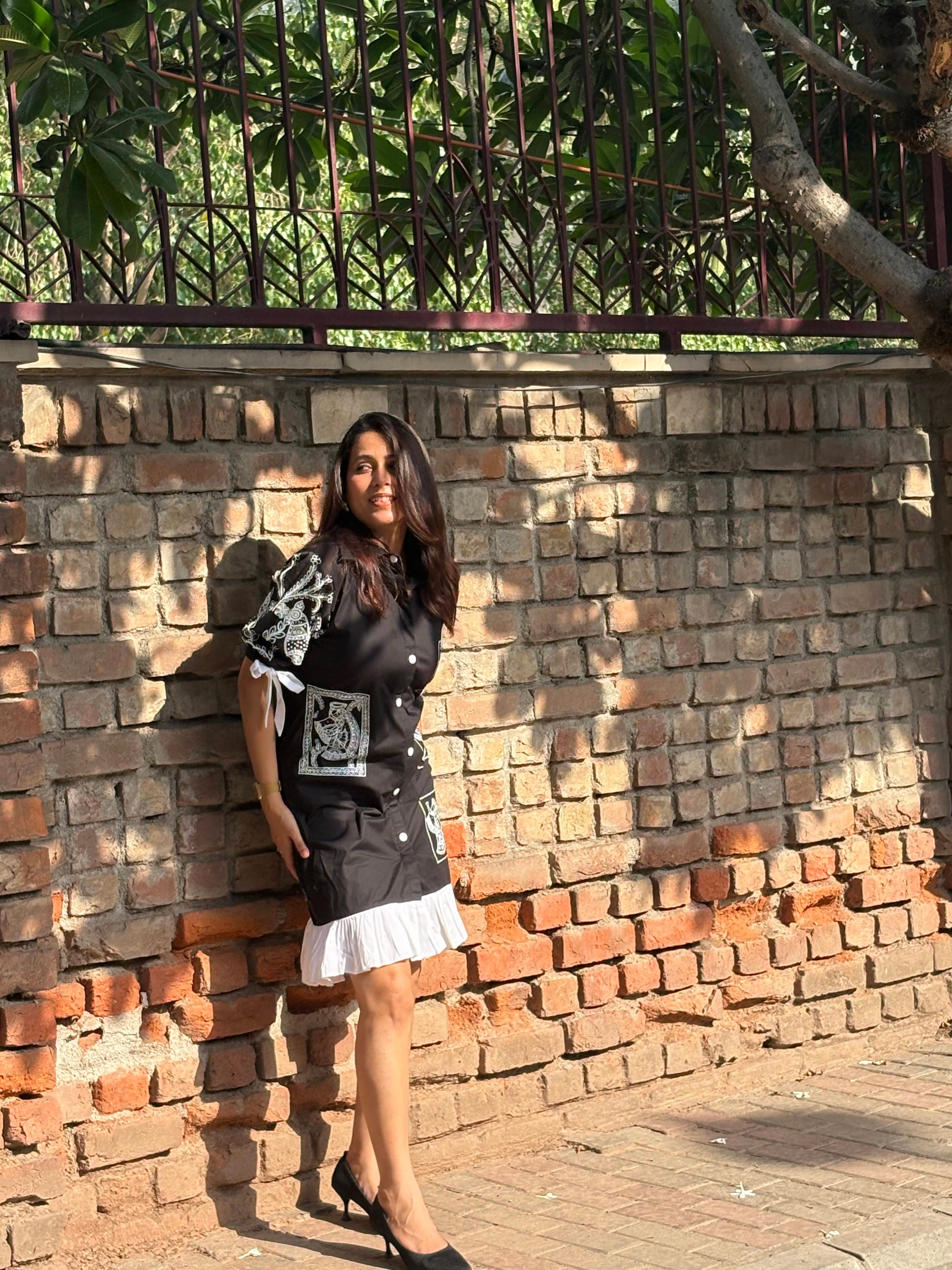 BLACK BELLE TUNIC DRESS