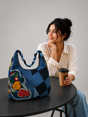 BLOOM PATCH HOBO BAG