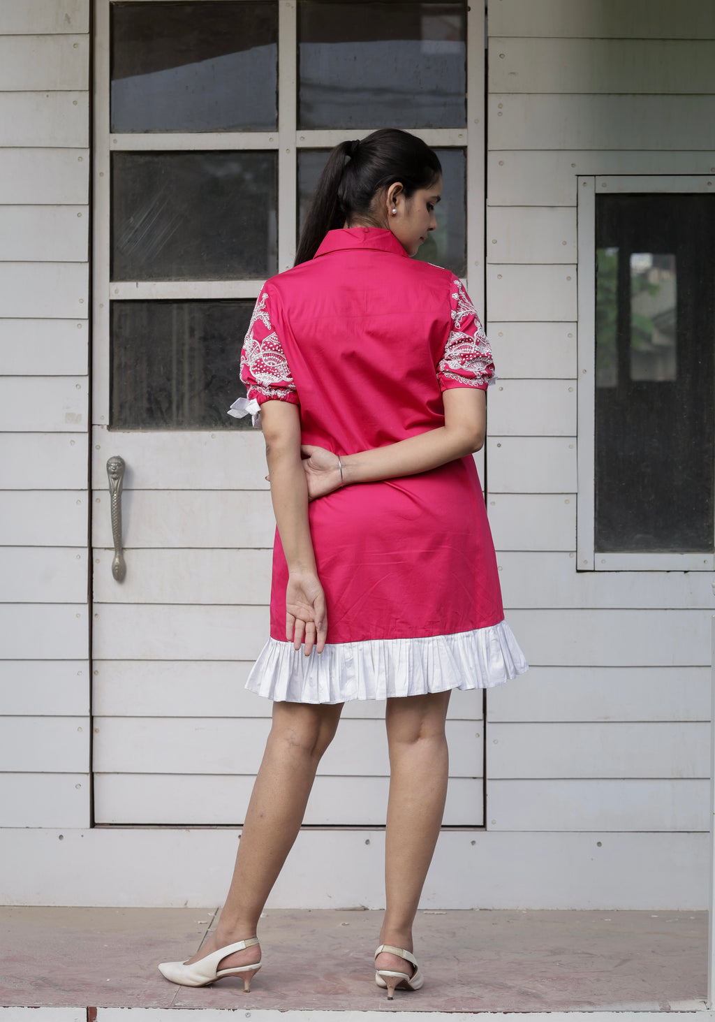 CHERRY BLOSSOM TUNIC DRESS