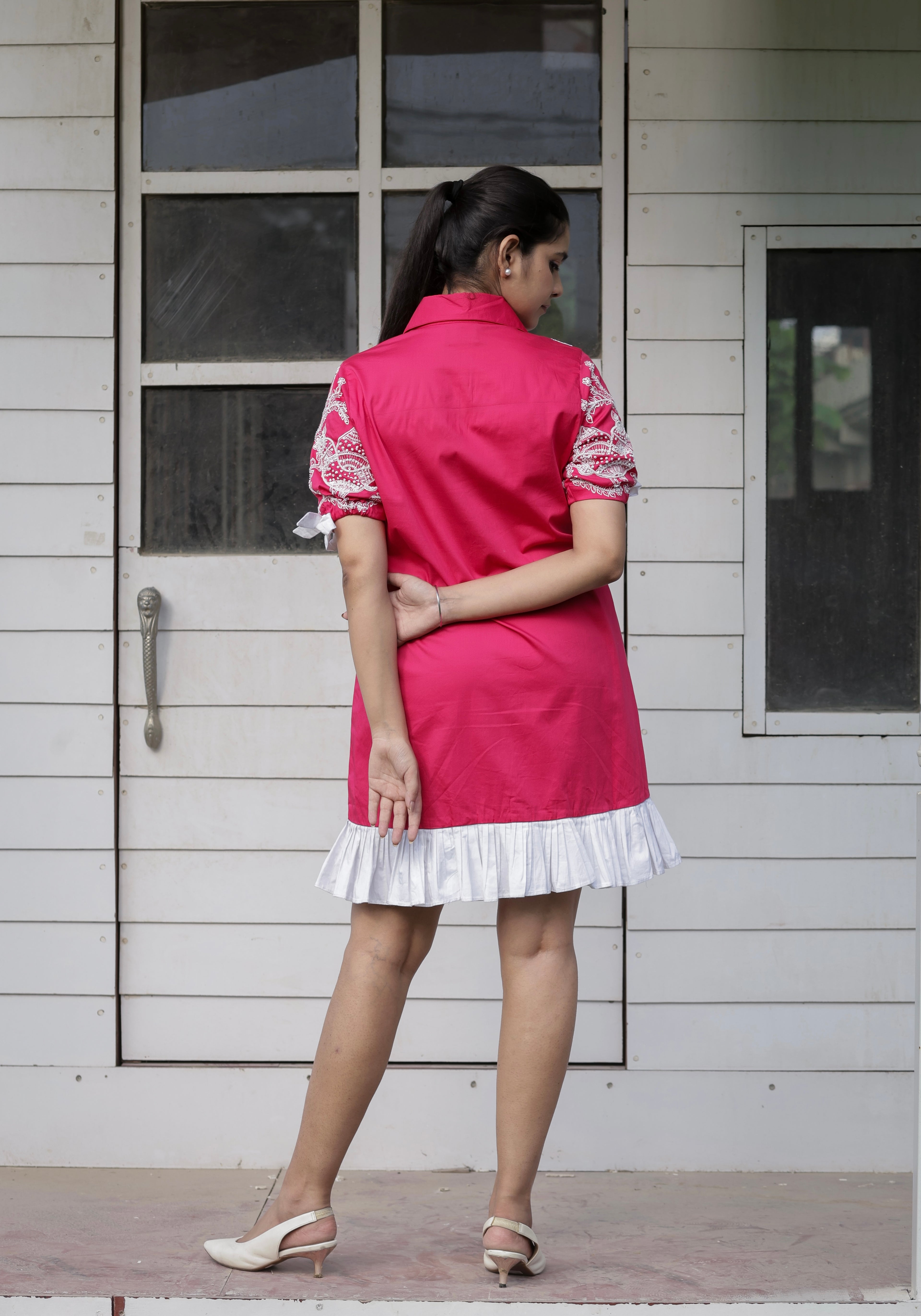 CHERRY BLOSSOM TUNIC DRESS