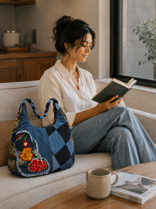 BLOOM PATCH HOBO BAG