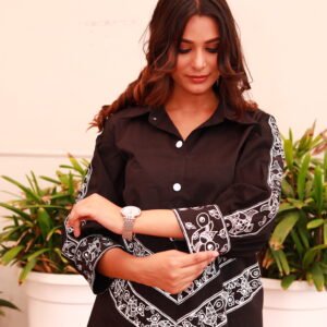 Black Straight Shirt