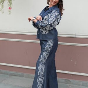 Tikuli Denim Co-ord Set
