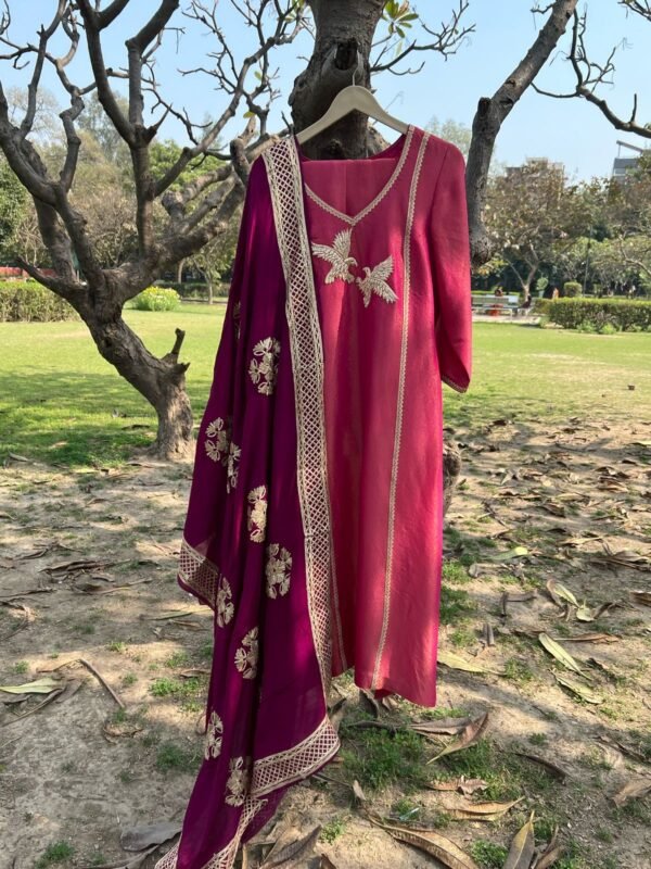 Pink Ethnic suit set - Image 2