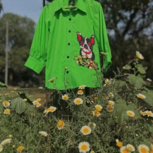 Green Women Shirt Top