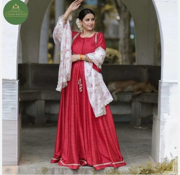 Floor length anerkali dress - Image 2
