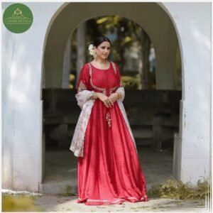 Floor length anerkali dress